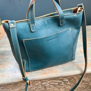 VERY RARE PLG Turquoise medium zip crossbody